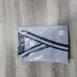 Men's Plisse Striped Robes